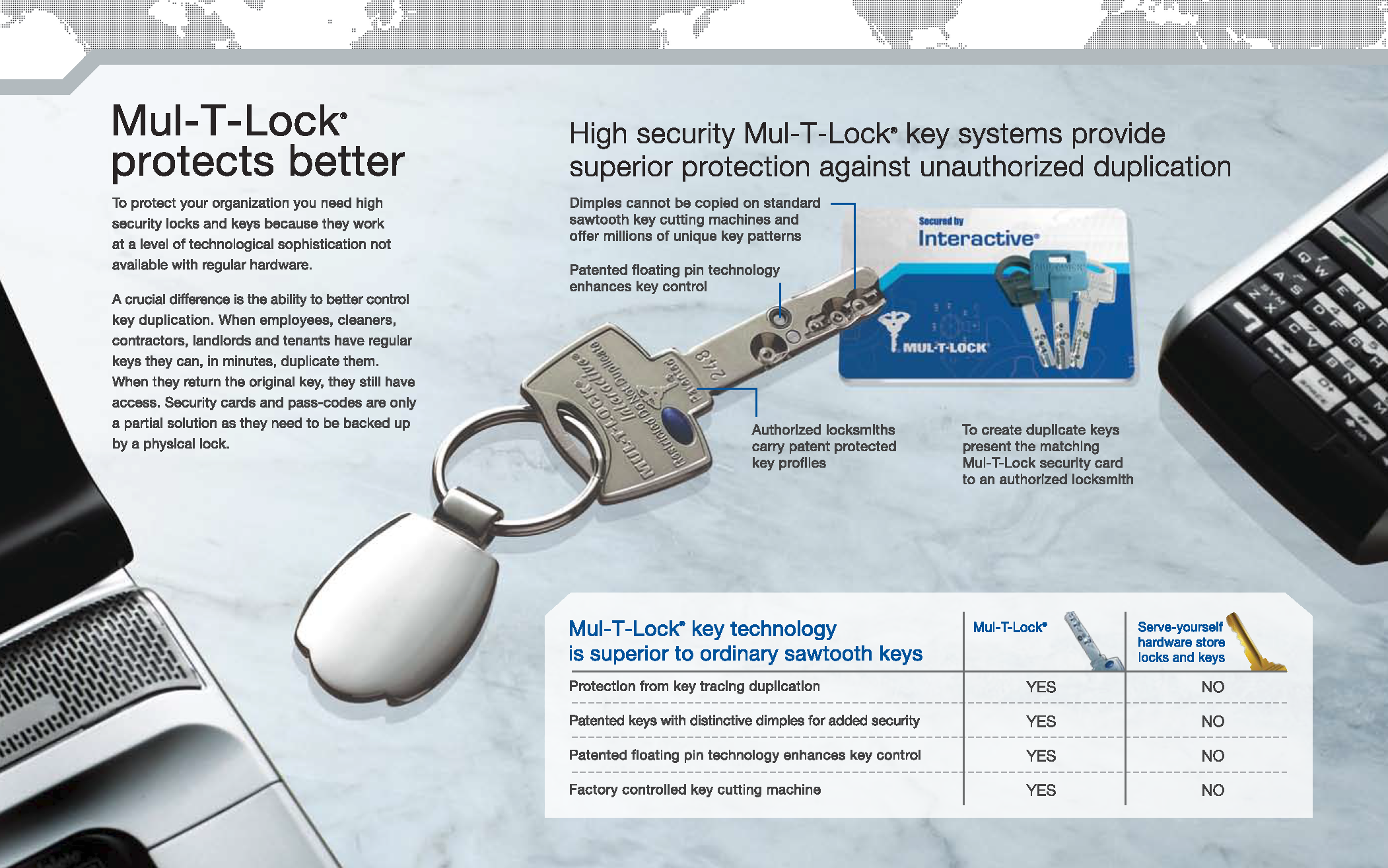Mul-T-Lock Commercial Poster